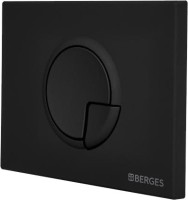 Кнопка смыва Berges Novum R5 чёрный, матовый