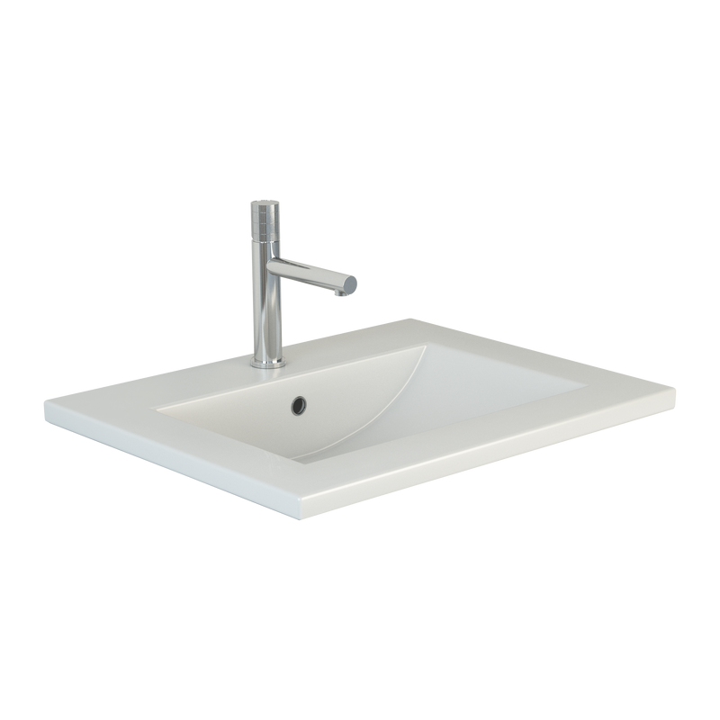 Мебель для ванной комнаты Emmy Вега 60 напольная, белая