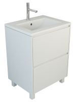 Мебель для ванной комнаты Emmy Вега 60 напольная, белая