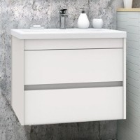 Мебель для ванной комнаты Art&Max Family 75, подвесная, Bianco Lucido