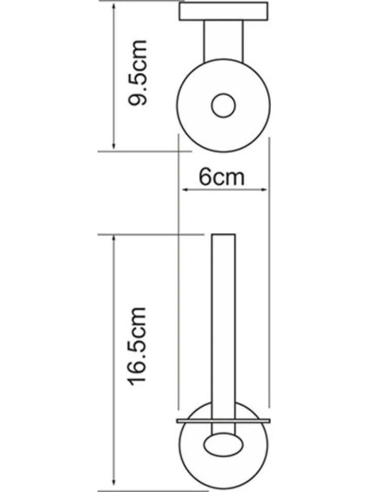 Держатель для запасных рулонов Wasserkraft Rhein K-6297