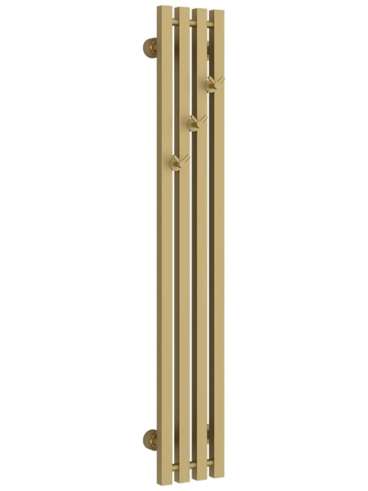 Полотенцесушитель водяной Сунержа Сатерленд Pro 032-0457-1215 120x20 см, матовое золото, I-образный