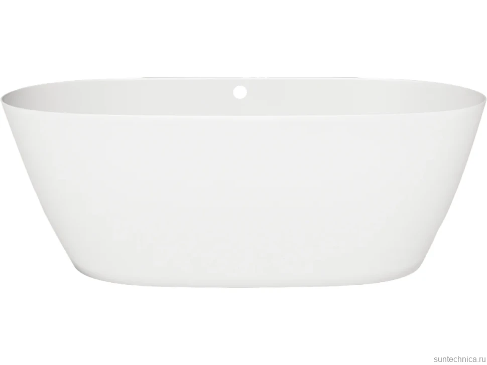 Ванна из искусственного камня Salini Sofia S-Sense 165x75 см, отдельностоящая, белая, овальная