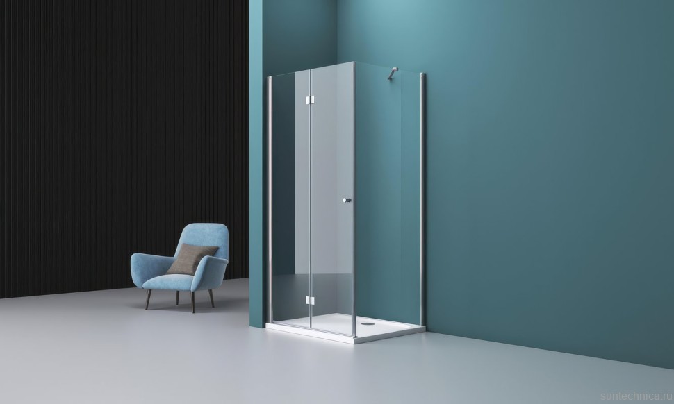 Душевой уголок BelBagno Albano AS-1-100-C-Cr