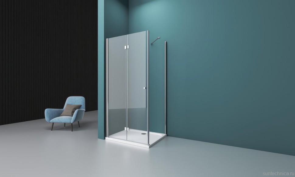 Душевой уголок BelBagno Albano AS-1-100-C-Cr