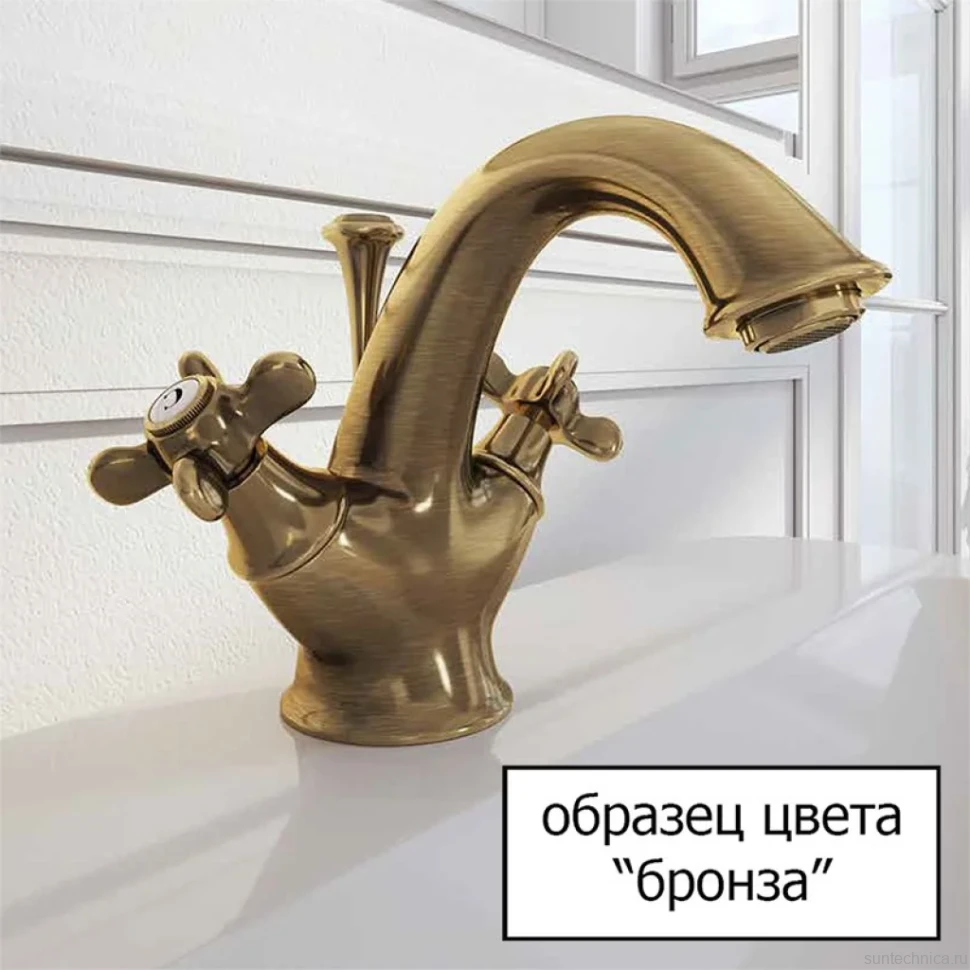 Смеситель для ванны с душем Webert Karenina KA720201065 бронза