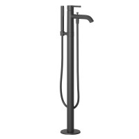 Напольный смеситель для ванны с душем Kludi Nova Fonte 385903915 черный матовый