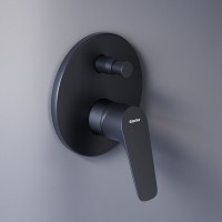 Встраиваемый смеситель для душа и ванны Damixa Jupiter 777100300 С ВНУТРЕННЕЙ ЧАСТЬЮ, черный