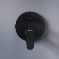 Встраиваемый смеситель для душа и ванны Damixa Jupiter 777100300 С ВНУТРЕННЕЙ ЧАСТЬЮ, черный