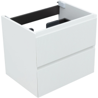 Тумба с раковиной Aquanet Альтера 60 подвесная, белая матовая