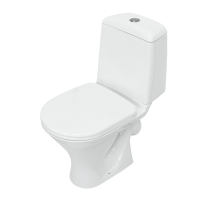 Унитаз-компакт напольный Sanita Аттика комфорт глянцевый белый Унитаз-компакт напольный Sanita Аттика комфорт глянцевый белый