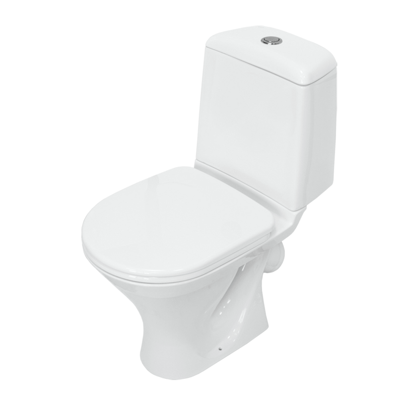 Унитаз-компакт напольный Sanita Аттика комфорт глянцевый белый