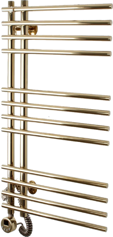 Полотенцесушитель электрический Domoterm Гамма П12 7x80, правый, золото