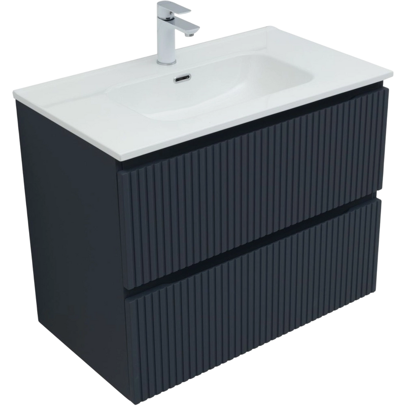 Мебель для ванной комнаты Aquanet Джейн (Flat) 80 подвесная, маренго