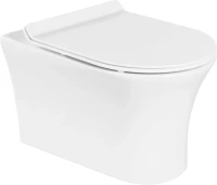 Унитаз подвесной BelBagno Ancona BB1224CHR-SM безободковый, с микролифтом