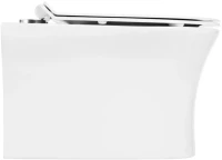 Унитаз подвесной BelBagno Ancona BB1224CHR-SM безободковый, с микролифтом