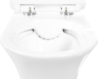 Унитаз подвесной BelBagno Ancona BB1224CHR-SM безободковый, с микролифтом