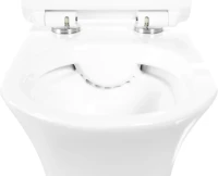 Унитаз подвесной BelBagno Ancona BB1224CHR-SM безободковый, с микролифтом