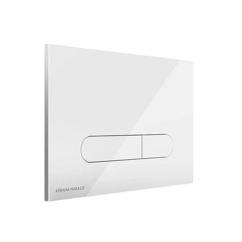 Кнопка смыва KERAMA MARAZZI PRO, FP.PRO.WHT глянцевая белая