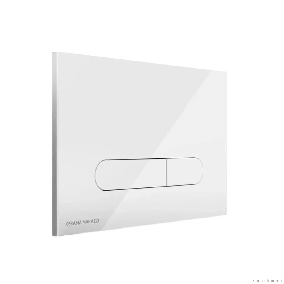 Кнопка смыва KERAMA MARAZZI PRO, FP.PRO.WHT глянцевая белая