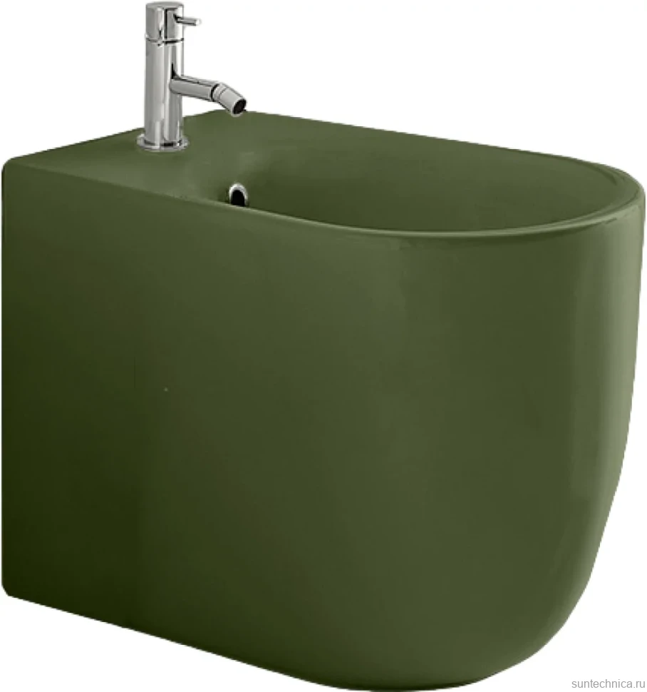 Биде напольное Kerasan Nolita 532011*1 verde muschio