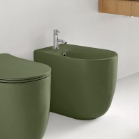 Биде напольное Kerasan Nolita 532011*1 verde muschio
