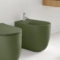 Биде напольное Kerasan Nolita 532011*1 verde muschio