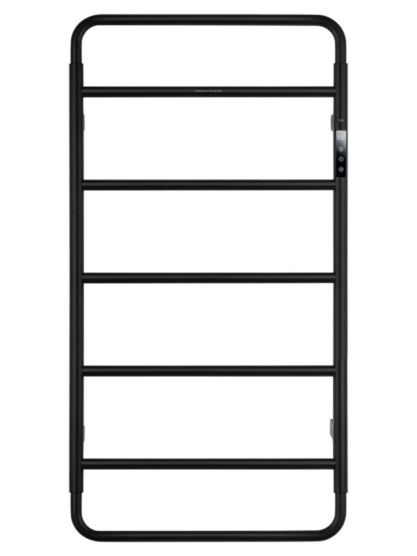Полотенцесушитель электрический Wonzon & Woghand WW-AL202-MB черный матовый