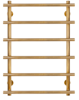 Полотенцесушитель водяной Secado Турин 1 80х50х60 80x60 см, бронза, лесенка, латунь