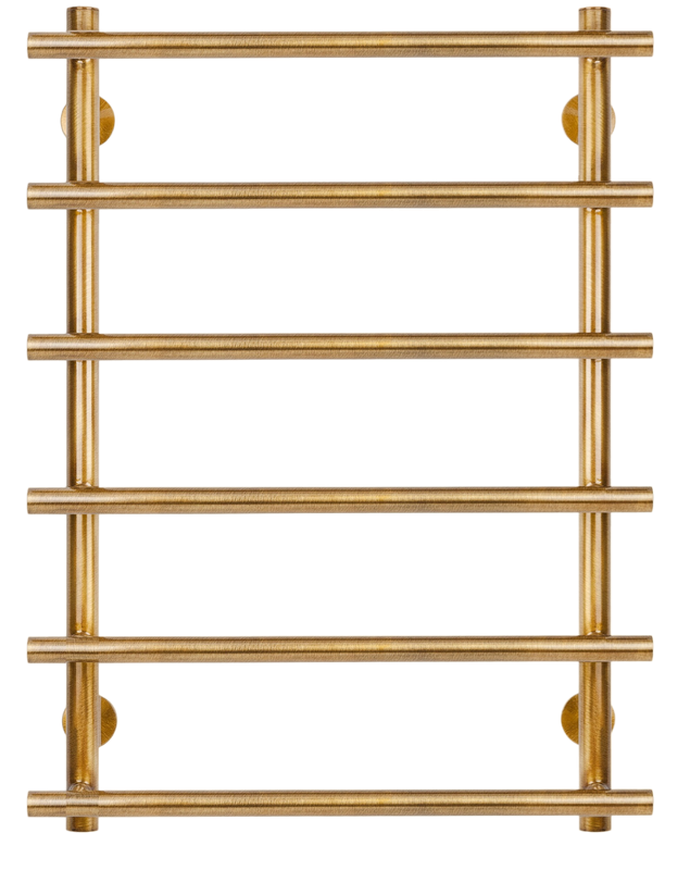 Полотенцесушитель водяной Secado Турин 1 80х50х60 80x60 см, бронза, лесенка, латунь