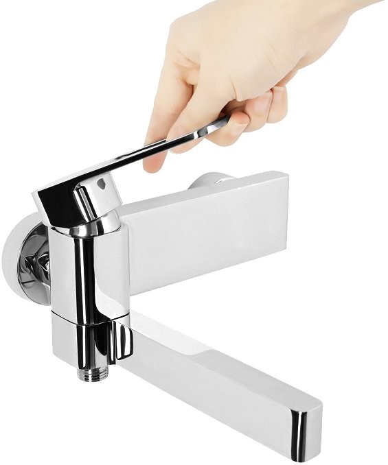 Смеситель для ванны с душем IDDIS Slide SLISB00i02WA