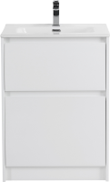 Тумба с раковиной BelBagno Kraft 60 напольная, bianco opaco, раковина BB600ETL