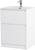 Тумба с раковиной BelBagno Kraft 60 напольная, bianco opaco, раковина BB600ETL