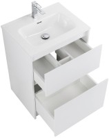 Тумба с раковиной BelBagno Kraft 60 напольная, bianco opaco, раковина BB600ETL