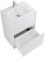 Тумба с раковиной BelBagno Kraft 60 напольная, bianco opaco, раковина BB600ETL