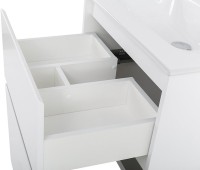 Тумба с раковиной BelBagno Kraft 60 напольная, bianco opaco, раковина BB600ETL