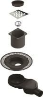 Душевой трап Berges Platz Antik 090160, 10x10 см
