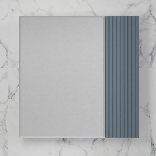 Зеркало-шкаф Style Line Стокгольм 70, графит софт