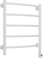 Полотенцесушитель электрический Стилье Формат 12 30512-6050 65x55 см, подключение справа, матовый белый, лесенка