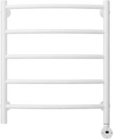 Полотенцесушитель электрический Стилье Формат 12 30512-6050 65x55 см, подключение справа, матовый белый, лесенка