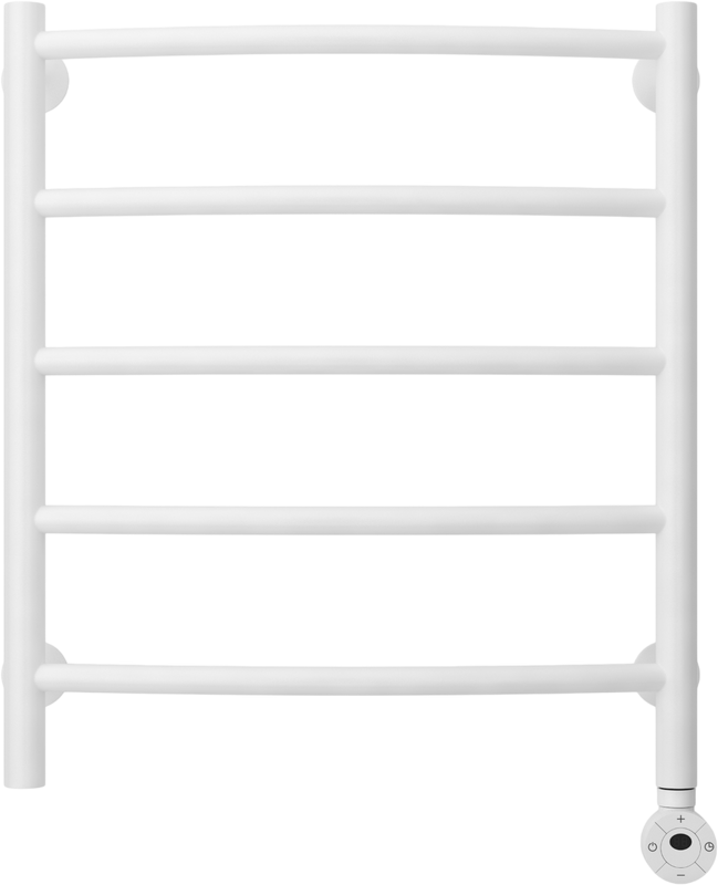 Полотенцесушитель электрический Стилье Формат 12 30512-6050 65x55 см, подключение справа, матовый белый, лесенка