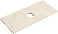 Тумба под раковину со столешницей Sancos Snob T 100 beige soft, столешница бежевая