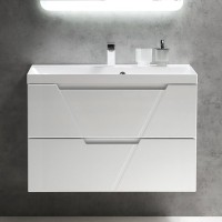 Тумба под раковину BelBagno Vittoria 90 подвесная, bianco opaco