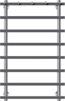 Полотенцесушитель электрический Secado Понтида 1 K, R 100x60 см, подключение справа, графит, лесенка