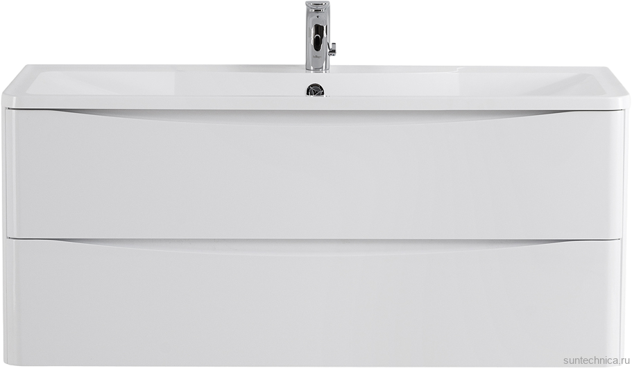 Мебель для ванной комнаты BelBagno Acqua 120 подвесная, bianco lucido, белая глянцевая раковина
