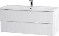 Мебель для ванной комнаты BelBagno Acqua 120 подвесная, bianco lucido, белая глянцевая раковина
