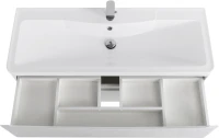 Мебель для ванной комнаты BelBagno Acqua 120 подвесная, bianco lucido, белая глянцевая раковина