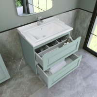 Тумба с раковиной Caprigo Wales 70 селесте