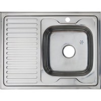 Мойка кухонная Melana 8060 R 0,8/180 серебристая