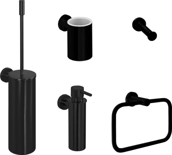 Набор Дозатор Colombo Design Plus + Стакан + Полотенцедержатель + Ершик + Держатель